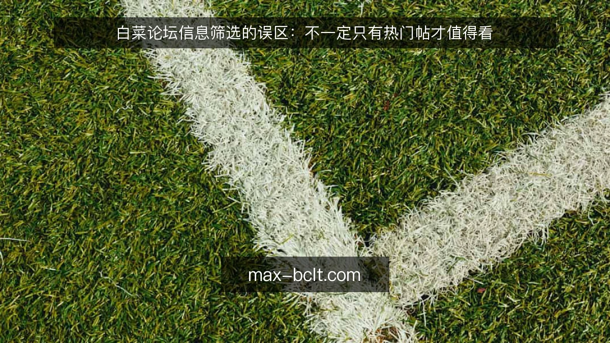 白菜论坛信息筛选的误区：不一定只有热门帖才值得看